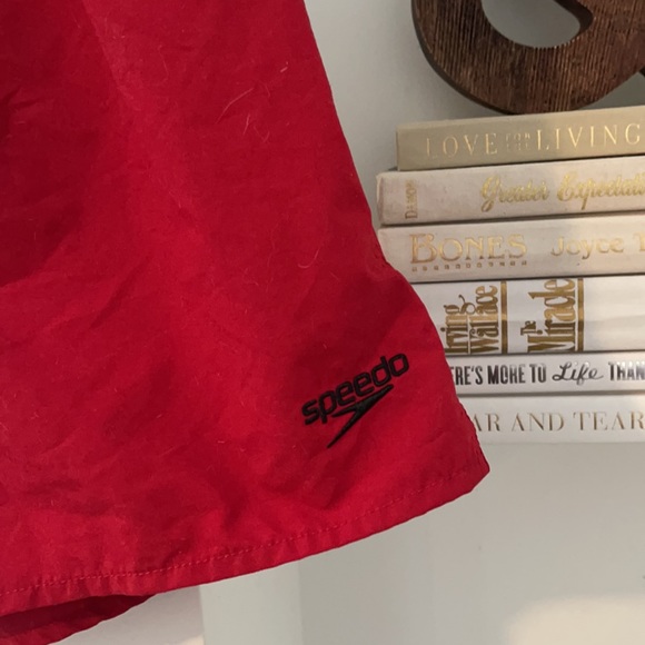 Red Speedo Trunks - Picture 2 of 3